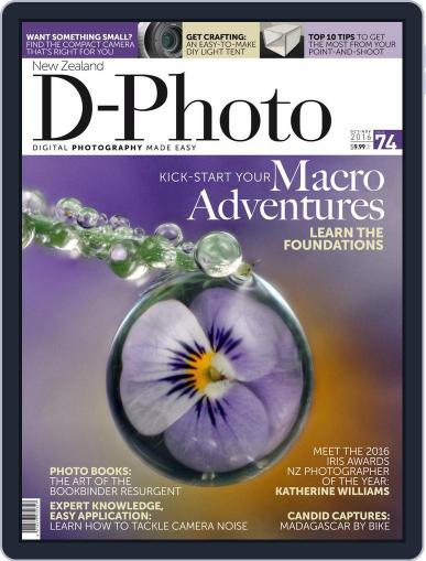 D-Photo October 1st, 2016 Digital Back Issue Cover