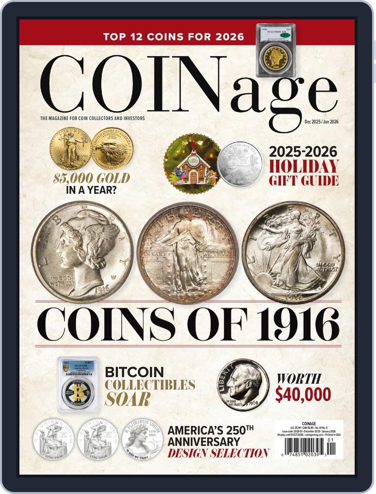 COINage December 1st, 2025 Digital Back Issue Cover