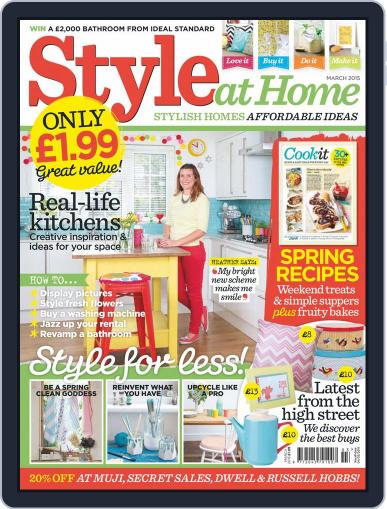 Style At Home United Kingdom March 1st, 2015 Digital Back Issue Cover