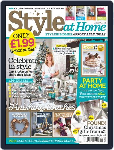 Style At Home United Kingdom January 1st, 2015 Digital Back Issue Cover