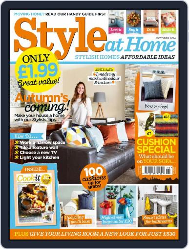 Style At Home United Kingdom August 26th, 2014 Digital Back Issue Cover