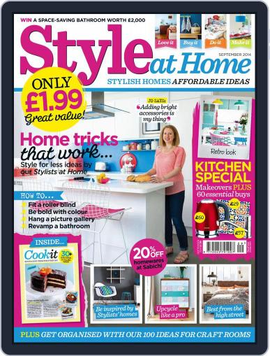 Style At Home United Kingdom August 4th, 2014 Digital Back Issue Cover