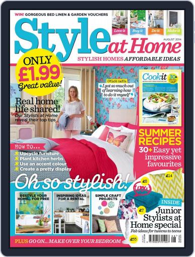 Style At Home United Kingdom July 1st, 2014 Digital Back Issue Cover