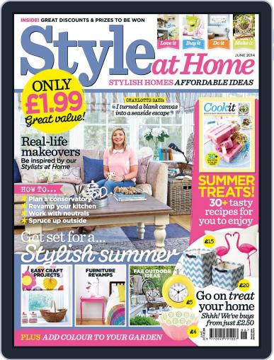 Style At Home United Kingdom April 29th, 2014 Digital Back Issue Cover