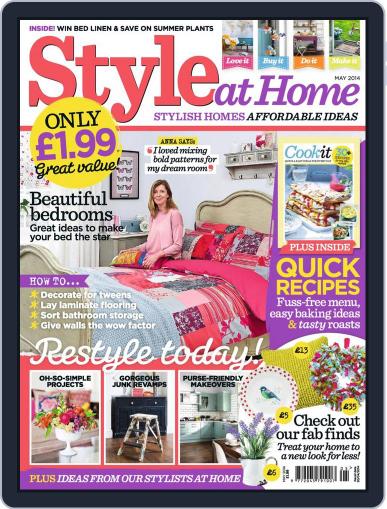 Style At Home United Kingdom April 2nd, 2014 Digital Back Issue Cover