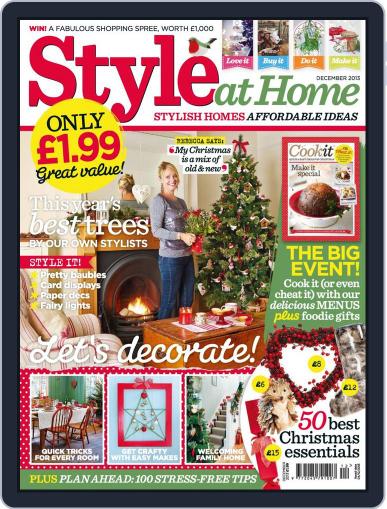Style At Home United Kingdom October 29th, 2013 Digital Back Issue Cover