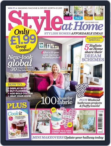 Style At Home United Kingdom July 30th, 2013 Digital Back Issue Cover