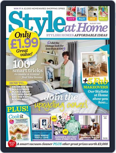 Style At Home United Kingdom July 2nd, 2013 Digital Back Issue Cover