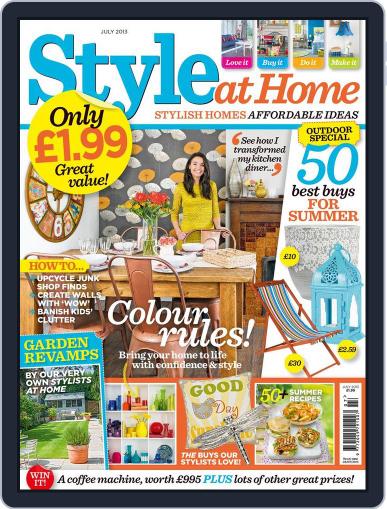Style At Home United Kingdom May 28th, 2013 Digital Back Issue Cover