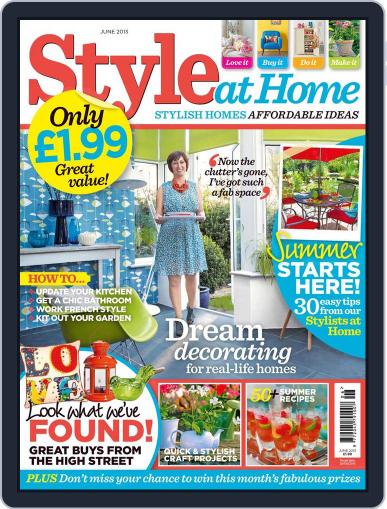 Style At Home United Kingdom April 30th, 2013 Digital Back Issue Cover