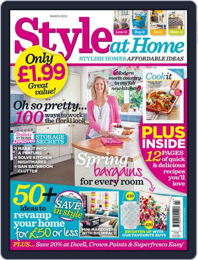 Style At Home United Kingdom January 29th, 2013 Digital Back Issue Cover