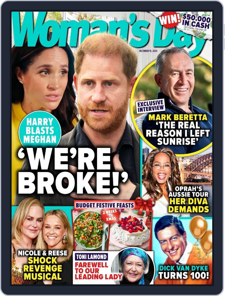 Woman's Day Australia (Digital) Subscription                    December 7th, 2025 Issue