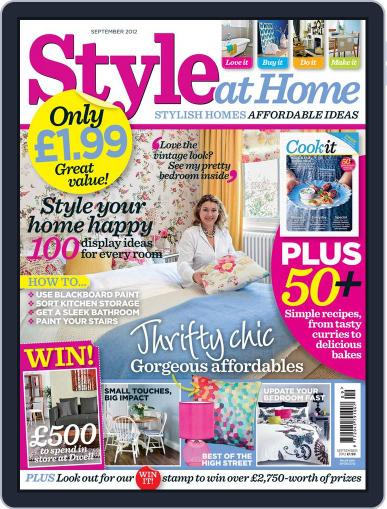 Style At Home United Kingdom July 31st, 2012 Digital Back Issue Cover