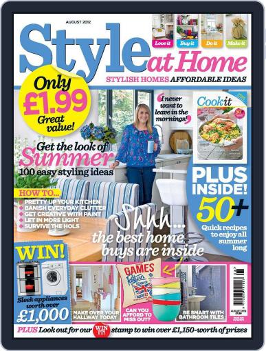 Style At Home United Kingdom July 3rd, 2012 Digital Back Issue Cover