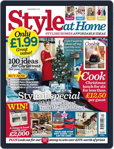 Style At Home United Kingdom November 4th, 2011 Digital Back Issue Cover