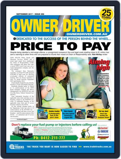 Owner Driver (Digital) September 1st, 2017 Issue Cover