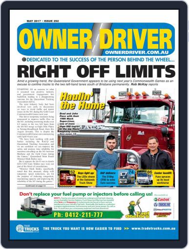 Owner Driver May 1st, 2017 Digital Back Issue Cover