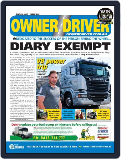 Owner Driver March 1st, 2017 Digital Back Issue Cover