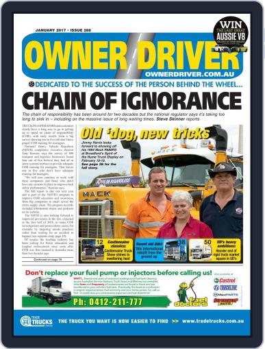 Owner Driver January 1st, 2017 Digital Back Issue Cover