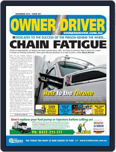 Owner Driver December 1st, 2016 Digital Back Issue Cover
