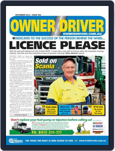 Owner Driver November 1st, 2016 Digital Back Issue Cover