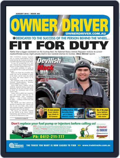 Owner Driver (Digital) August 14th, 2016 Issue Cover