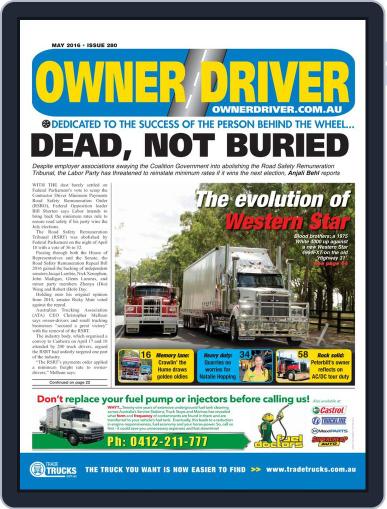 Owner Driver (Digital) May 1st, 2016 Issue Cover