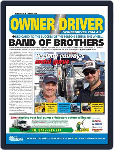 Owner Driver (Digital) March 13th, 2016 Issue Cover