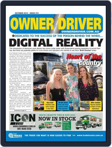 Owner Driver (Digital) September 30th, 2015 Issue Cover