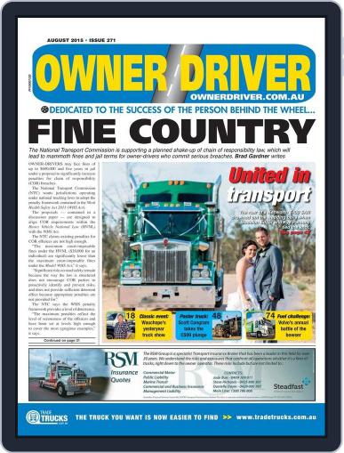 Owner Driver July 31st, 2015 Digital Back Issue Cover