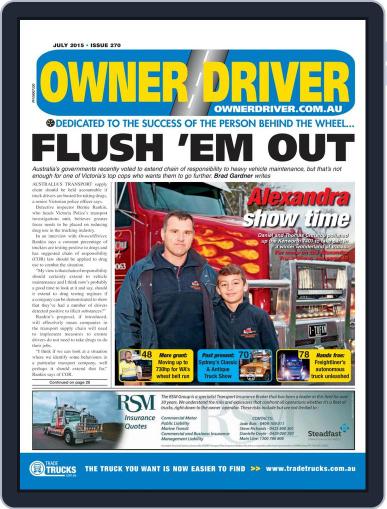 Owner Driver (Digital) July 1st, 2015 Issue Cover
