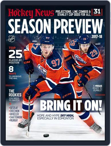 The Hockey News (Digital) October 2nd, 2017 Issue Cover