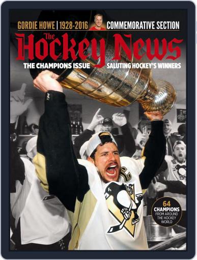 The Hockey News July 18th, 2016 Digital Back Issue Cover