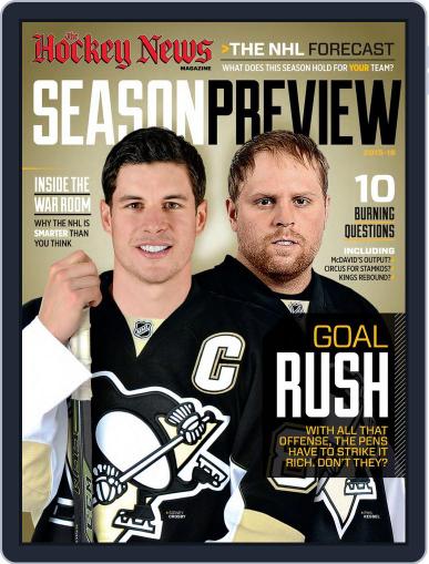 The Hockey News October 12th, 2015 Digital Back Issue Cover