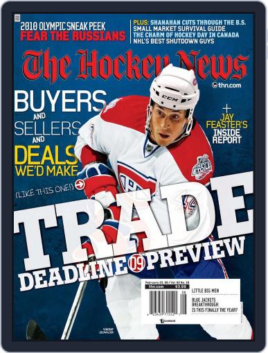 The Hockey News February 13th, 2009 Digital Back Issue Cover
