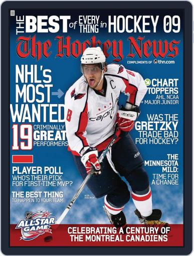 The Hockey News January 23rd, 2009 Digital Back Issue Cover