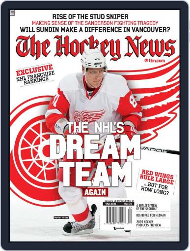 The Hockey News January 2nd, 2009 Digital Back Issue Cover
