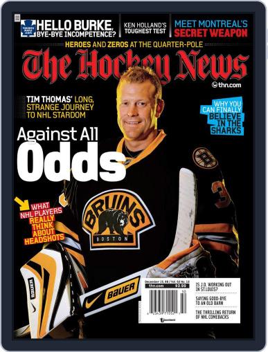 The Hockey News December 5th, 2008 Digital Back Issue Cover