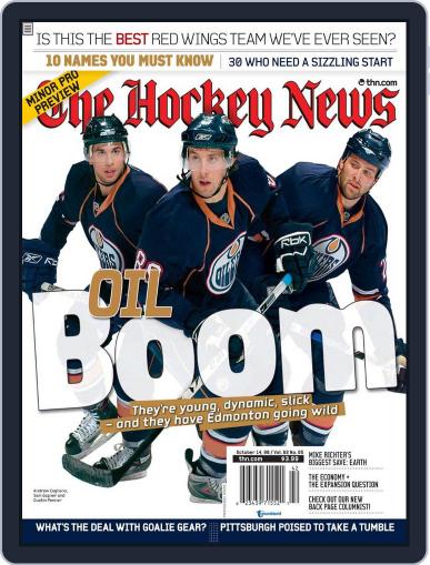 The Hockey News October 3rd, 2008 Digital Back Issue Cover