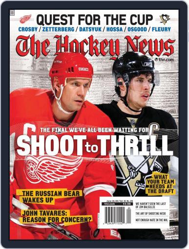 The Hockey News May 30th, 2008 Digital Back Issue Cover
