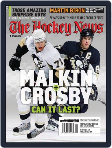 The Hockey News May 16th, 2008 Digital Back Issue Cover