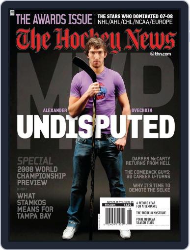 The Hockey News April 18th, 2008 Digital Back Issue Cover
