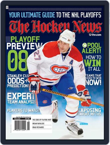 The Hockey News March 28th, 2008 Digital Back Issue Cover