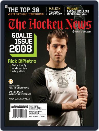 The Hockey News February 22nd, 2008 Digital Back Issue Cover