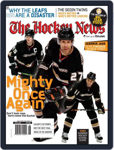 The Hockey News January 25th, 2008 Digital Back Issue Cover