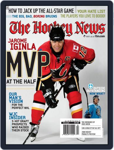 The Hockey News January 11th, 2008 Digital Back Issue Cover