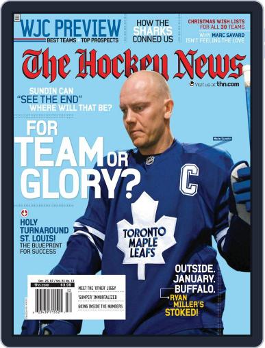The Hockey News December 14th, 2007 Digital Back Issue Cover