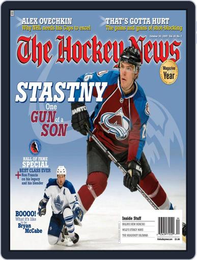 The Hockey News October 22nd, 2007 Digital Back Issue Cover