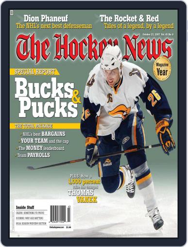 The Hockey News October 15th, 2007 Digital Back Issue Cover