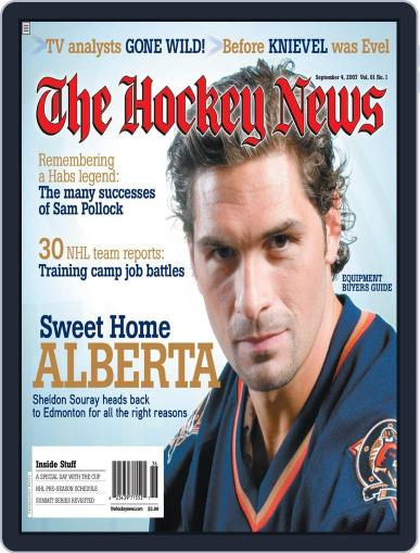 The Hockey News August 27th, 2007 Digital Back Issue Cover